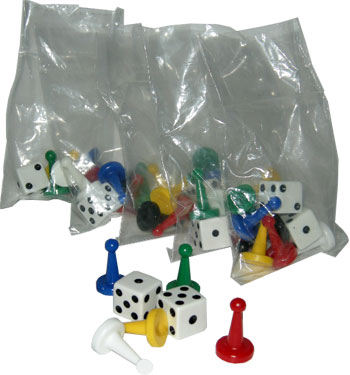 Pre-Bagged Game Pieces