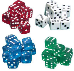 Store Dice/Playing Dice with Spots